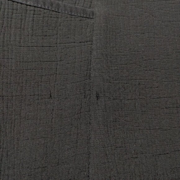 Eileen Fisher Black Textured Silk Blend Jacket Women Size XS Magnetic Snap Front - Picture 13 of 13